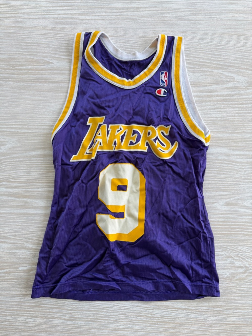 Vintage Champion Lakers Van Exel Jersey